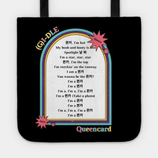 (G)I-dle Queencard Lyrics Tote