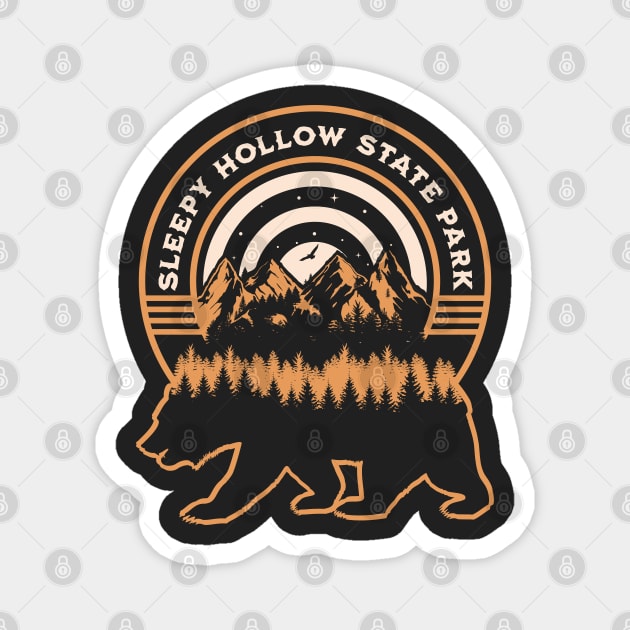 Sleepy Hollow State Park Michigan Magnet by Uniman