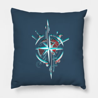 Compass: follow your heart Pillow