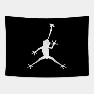 Funny Air Frog Man I Love Frogs Tapestry