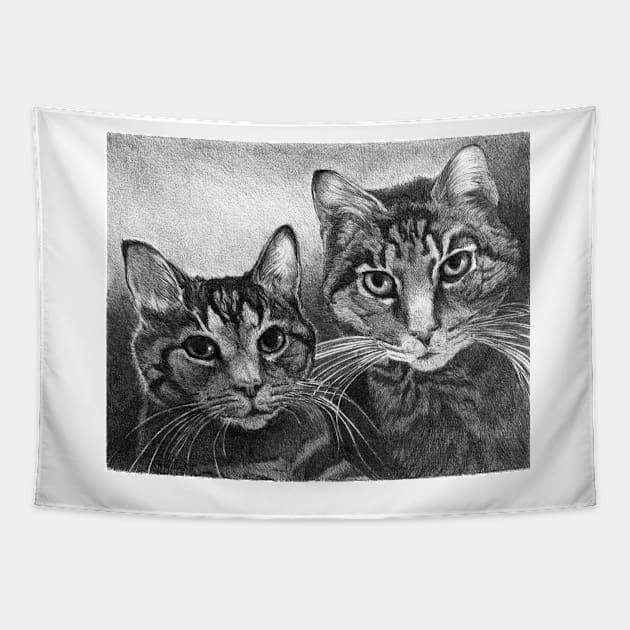 LEO and SPHYNX Tapestry by FaithfulFaces