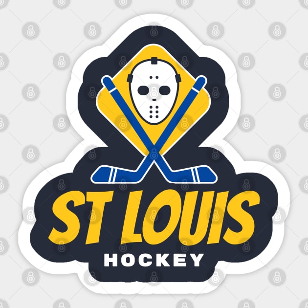 St Louis blues hockey Pullover Hoodie by BVHstudio