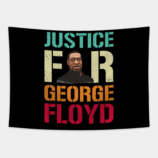 Justice for George Floyd No Racism I Can’t Breathe Tapestry by Love Newyork
