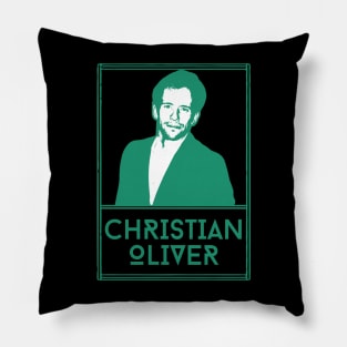 Christian oliver\\retro fan artwork Pillow