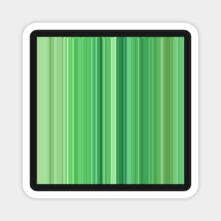 Shades of Green Stripes Magnet