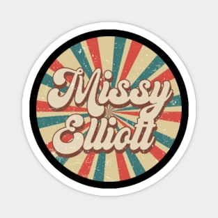 Circle Design Missy Proud Name Birthday 70s 80s 90s Magnet