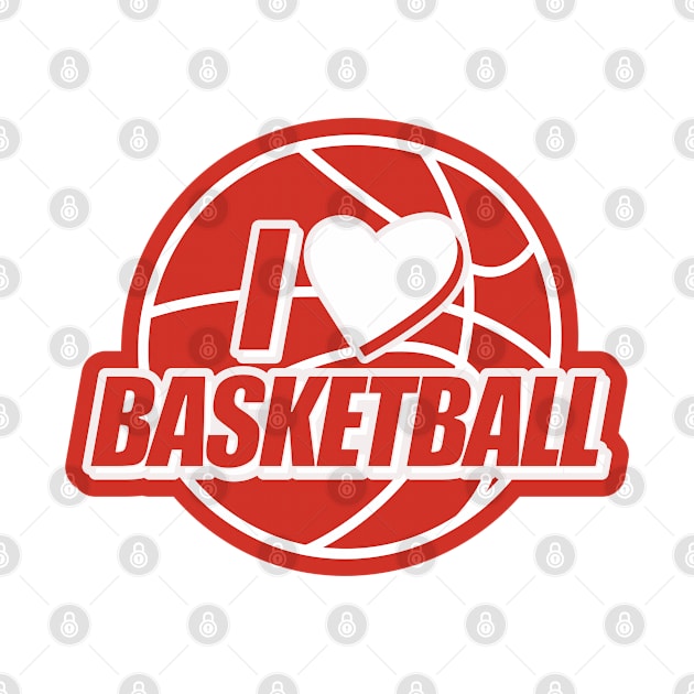 I Heart Basketball by Hayden Mango Collective 