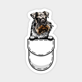 Standard Schnauzer Pocket Dog Magnet