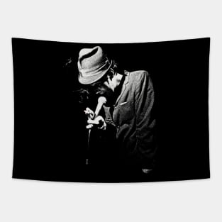 Retro Portrait Tom Waits Tapestry