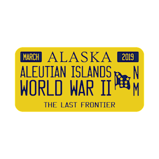 Aleutian Islands World War II National Monument license plate T-Shirt