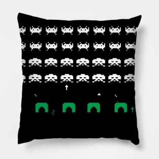 space invaders Pillow