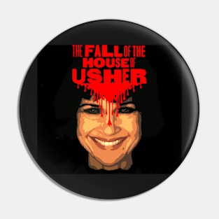 The Fall of the House of Usher Carla Gugino skull mask Pin