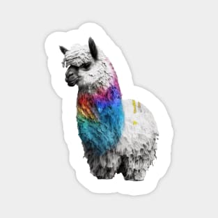 Alpaca Llama Realistic Magnet