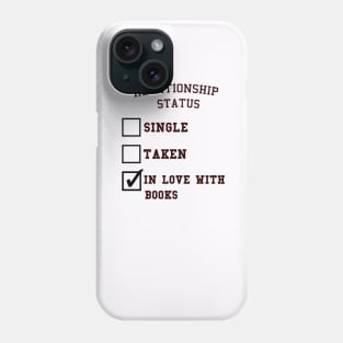 In Love With Books Phone Case