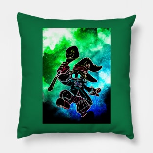 Soul of black mage Pillow