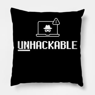 Unhackable Web Programmer Design Pillow