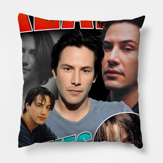 keanu reeves Pillow by 10thstreet