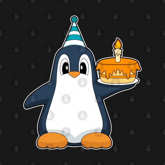 Penguin Birthday Candle Cake by Markus Schnabel