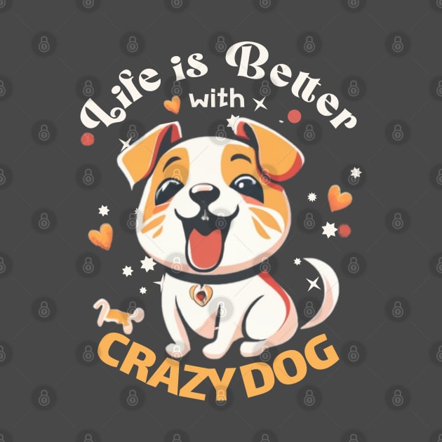 cute crazy dog by AOAOCreation