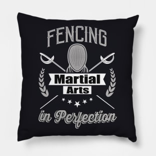 Fencing Martial Arts in Perfection Fencing Equipment Pillow