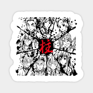 Demon Slayer Hashira Kanji Symbol Magnet