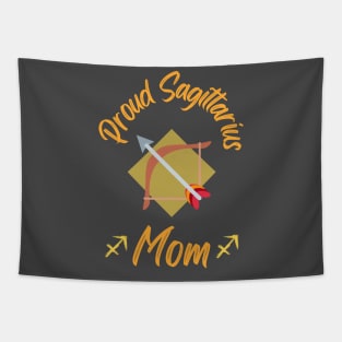 Proud Sagittarius Mom Astrology Zodiac Tapestry