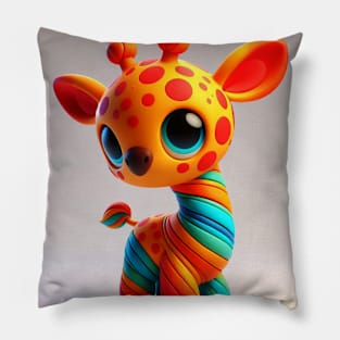 Animals, Insects and Birds - Giraffe #43 Pillow