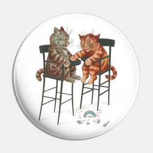 Naughty Kitten Babies by Louis Wain Pin