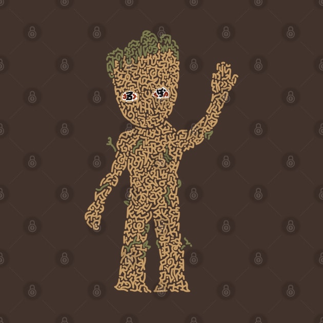 Baby Groot by Karotene