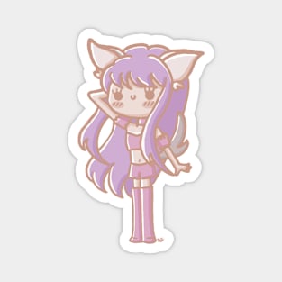 Mew Pam kawaii fan art Magnet