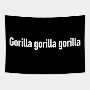 "Gorilla Gorilla Gorilla" Scientific Name, Western Lowland Gorilla Tapestry