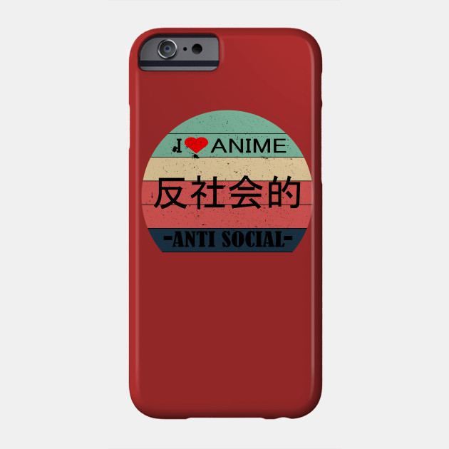 Anti Social Japanese Text Aesthetic Anime Vaporwave Shirt Anti Social Japanese Text Aesthetic Phone Case Teepublic Au