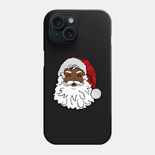 african black santa claus christmas Phone Case