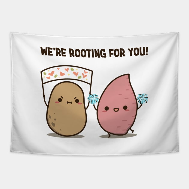 We are rooting for you Tapestry by clgtart