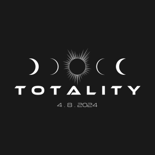 Total Solar Eclipse Moon Sun Totality Phases T-Shirt