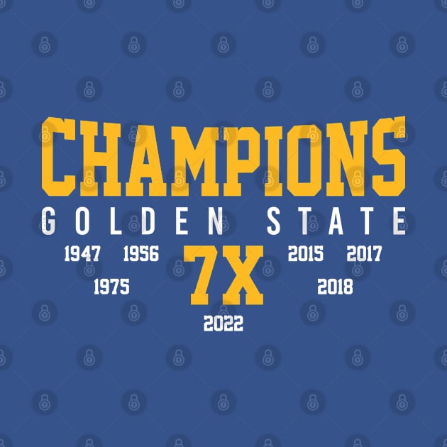 Champions 2022 Golden State Basketball by Genie Designs