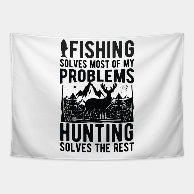 Funny  Hunter Tapestry by busines_night