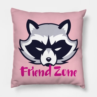 Friend Zone - raccoon Pillow