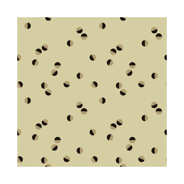 Scattered Dots Minimalist Geometric Pattern - Muted Earthy Pistachio by Charredsky