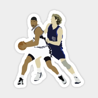 Tim Duncan vs Dirk Nowitzki Magnet