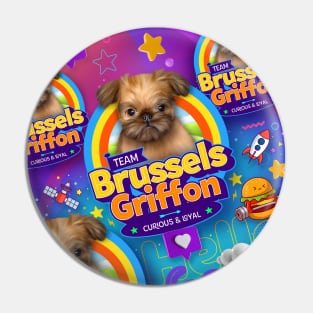 Brussels Griffon Puppy Pin