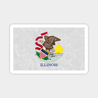 State flag of Illinois Magnet