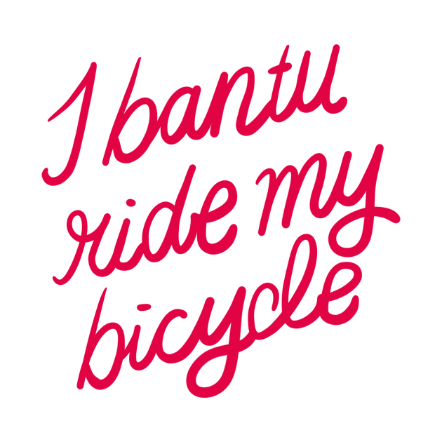 I Bantu Ride My Bycicle by Mimi Moffie