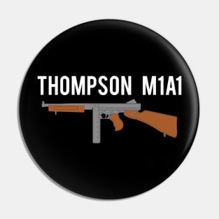 Thompson M1A1 color version Pin