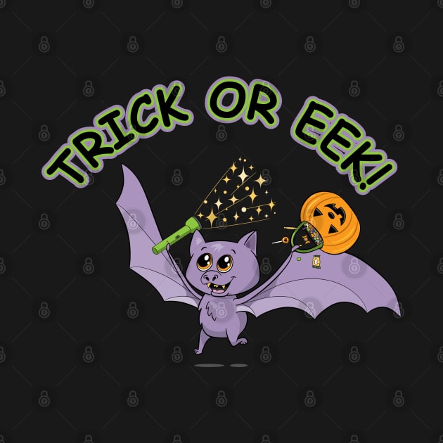 TRICK OR EEK Bat by Character Alley