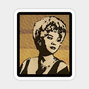 Etta james // Retro Poster Jazz Magnet