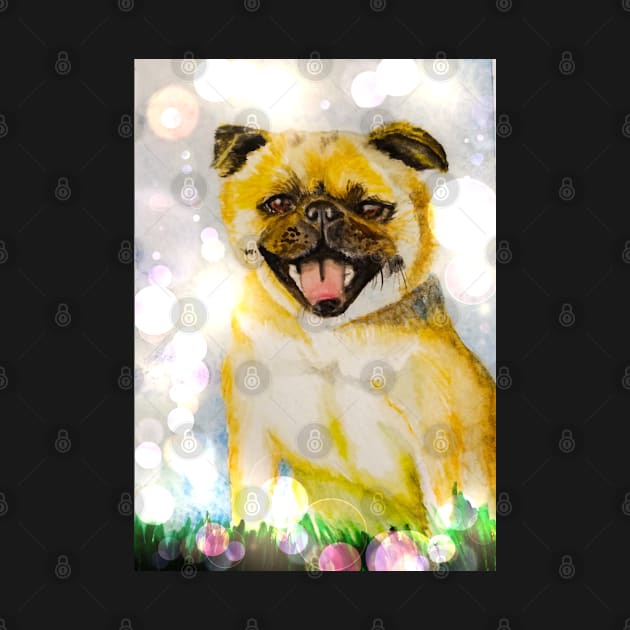 Pug by teenamarie23art