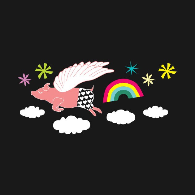 When Pigs Fly by littleoddforest