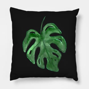 Monstera Deliciosa Leaf Pillow