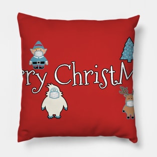 Merry ChristMask Pillow